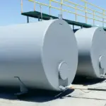 Grey painted tanker