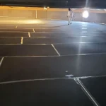 above the storage tank