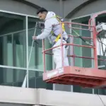 Ghaster painting guy spraying