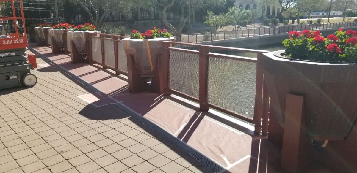 Marshall Way Bridge in Scottsdale - Exteriors Commercial Painting