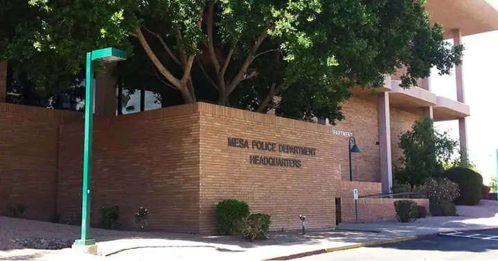 Mesa Police Department headquarters building exterior