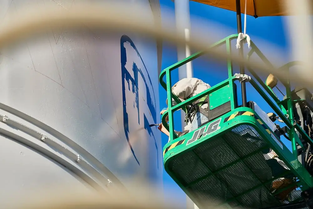Ghaster Painting industrial coating and surface preparation on facility structure