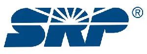 SRP Salt River Project utility logo representing energy provider partnership